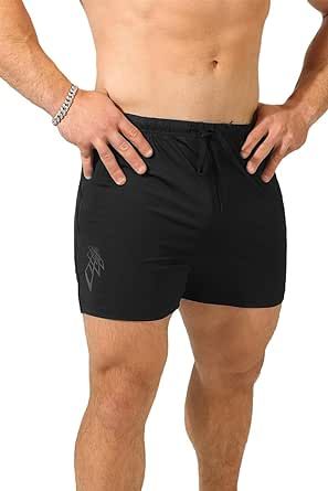 Jed North Men's Fitted 4" Shorts Bodybuilding Workout Gym Running Tight Lifting Shorts