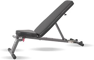 Inspire Fitness Folding Bench - Lays Flat - Decline/Incline Bench - Weight Bench Adjustable - Workout Bench for Home Gym - Lays Flat for Easy Storage