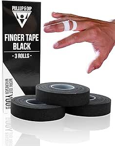 Finger Tape Sports Extra Strong Adhesive, 3 Rolls Athletic Tape for Fingers, Skin-Friendly Sports Tape, Tape for Weight Lifting, Volleyball Finger Tape, Boulder, Climbing, Basketball, Finger Tape BJJ