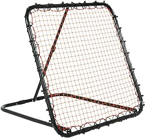 RayChee Portable Soccer Rebounder, 3.3?3.3FT/3.9?3.9FT Rebound Net with Quick Folding Design, Multi Angle Adjustment for Kids Teens & All Ages, Soccer Training Equipment, Easy Set Up & Perfect Storage