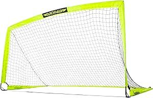 Franklin Sports Blackhawk Soccer Goal - Pop Up Backyard Soccer Nets - Foldable Indoor + Outdoor Soccer Goals - Portable Adult + Kids Soccer Goal