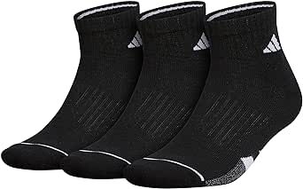 adidas Men's Cushioned Quarter Socks (3-pair)