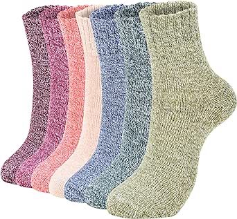 Premillow Wool Socks - Wool Socks for Women, Vintage Thick Womens Socks, Knit Socks Winter Socks for Women, Soft Socks Gifts